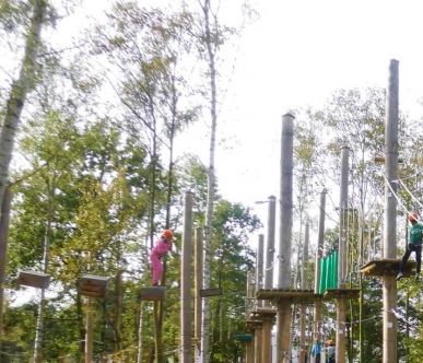 The high ropes course