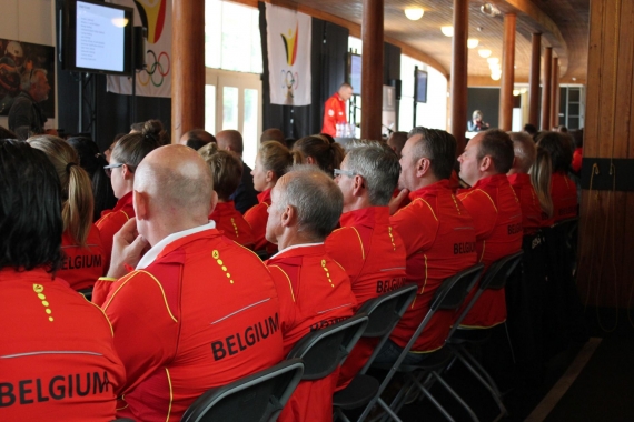 Team Belgium in het Sportimonium